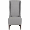Safavieh Becall Slipcover Dining Chair- Arctic Grey - 47 x 28.3 x 24 in. MCR4501G